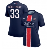 Paris Saint-Germain Warren Zaire-Emery #33 Replika Hemmatröja Dam 2024-25 Kortärmad