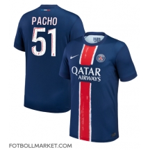 Paris Saint-Germain Willian Pacho #51 Replika Hemmatröja 2024-25 Kortärmad