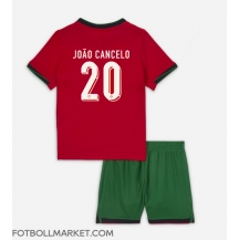 Portugal Joao Cancelo #20 Replika Hemmatröja Barn EM 2024 Kortärmad (+ byxor)