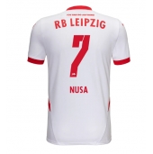 RB Leipzig Antonio Nusa #7 Replika Hemmatröja 2024-25 Kortärmad