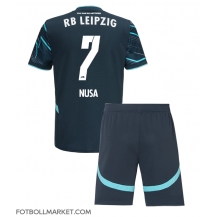 RB Leipzig Antonio Nusa #7 Replika Tredjetröja Barn 2024-25 Kortärmad (+ byxor)