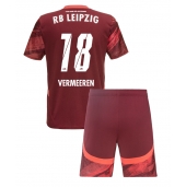 RB Leipzig Arthur Vermeeren #18 Replika Bortatröja Barn 2024-25 Kortärmad (+ byxor)