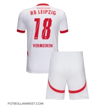 RB Leipzig Arthur Vermeeren #18 Replika Hemmatröja Barn 2024-25 Kortärmad (+ byxor)