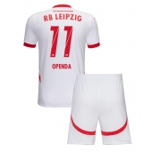 RB Leipzig Lois Openda #11 Replika Hemmatröja Barn 2024-25 Kortärmad (+ byxor)