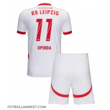 RB Leipzig Lois Openda #11 Replika Hemmatröja Barn 2024-25 Kortärmad (+ byxor)