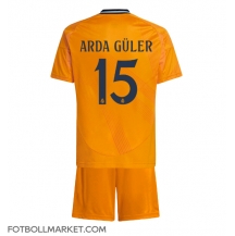 Real Madrid Arda Guler #15 Replika Bortatröja Barn 2024-25 Kortärmad (+ byxor)