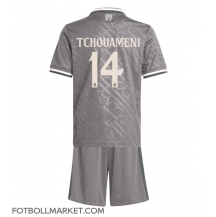 Real Madrid Aurelien Tchouameni #14 Replika Tredjetröja Barn 2024-25 Kortärmad (+ byxor)