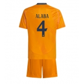 Real Madrid David Alaba #4 Replika Bortatröja Barn 2024-25 Kortärmad (+ byxor)