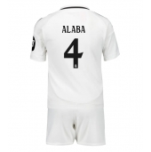 Real Madrid David Alaba #4 Replika Hemmatröja Barn 2024-25 Kortärmad (+ byxor)