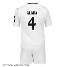 Real Madrid David Alaba #4 Replika Hemmatröja Barn 2024-25 Kortärmad (+ byxor)