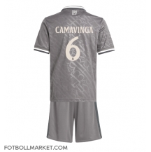 Real Madrid Eduardo Camavinga #6 Replika Tredjetröja Barn 2024-25 Kortärmad (+ byxor)