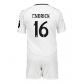 Real Madrid Endrick #16 Replika Hemmatröja Barn 2024-25 Kortärmad (+ byxor)