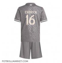 Real Madrid Endrick #16 Replika Tredjetröja Barn 2024-25 Kortärmad (+ byxor)