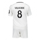 Real Madrid Federico Valverde #8 Replika Hemmatröja Barn 2024-25 Kortärmad (+ byxor)