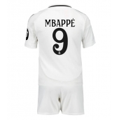 Real Madrid Kylian Mbappe #9 Replika Hemmatröja Barn 2024-25 Kortärmad (+ byxor)