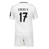 Real Madrid Lucas Vazquez #17 Replika Hemmatröja Barn 2024-25 Kortärmad (+ byxor)