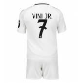 Real Madrid Vinicius Junior #7 Replika Hemmatröja Barn 2024-25 Kortärmad (+ byxor)