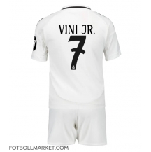 Real Madrid Vinicius Junior #7 Replika Hemmatröja Barn 2024-25 Kortärmad (+ byxor)