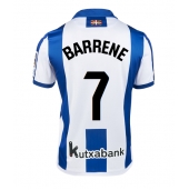 Real Sociedad Ander Barrenetxea #7 Replika Hemmatröja 2024-25 Kortärmad