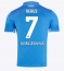 SSC Napoli David Neres #7 Replika Hemmatröja 2024-25 Kortärmad