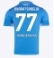 SSC Napoli Khvicha Kvaratskhelia #77 Replika Hemmatröja 2024-25 Kortärmad