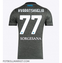 SSC Napoli Khvicha Kvaratskhelia #77 Replika Tredjetröja 2024-25 Kortärmad