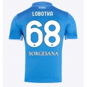 SSC Napoli Stanislav Lobotka #68 Replika Hemmatröja 2024-25 Kortärmad