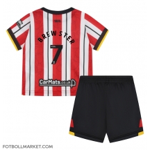 Sheffield United Rhian Brewster #7 Replika Hemmatröja Barn 2024-25 Kortärmad (+ byxor)