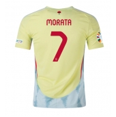 Spanien Alvaro Morata #7 Replika Bortatröja EM 2024 Kortärmad