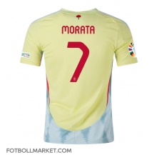 Spanien Alvaro Morata #7 Replika Bortatröja EM 2024 Kortärmad