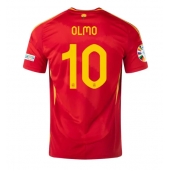 Spanien Dani Olmo #10 Replika Hemmatröja EM 2024 Kortärmad