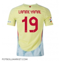 Spanien Lamine Yamal #19 Replika Bortatröja EM 2024 Kortärmad