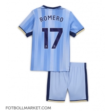 Tottenham Hotspur Cristian Romero #17 Replika Bortatröja Barn 2024-25 Kortärmad (+ byxor)