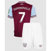 West Ham United Crysencio Summerville #7 Replika Hemmatröja Barn 2024-25 Kortärmad (+ byxor)