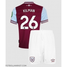 West Ham United Max Kilman #26 Replika Hemmatröja Barn 2024-25 Kortärmad (+ byxor)