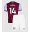 West Ham United Mohammed Kudus #14 Replika Hemmatröja Barn 2024-25 Kortärmad (+ byxor)