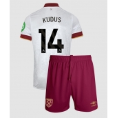 West Ham United Mohammed Kudus #14 Replika Tredjetröja Barn 2024-25 Kortärmad (+ byxor)