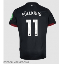 West Ham United Niclas Fullkrug #11 Replika Bortatröja 2024-25 Kortärmad