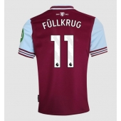 West Ham United Niclas Fullkrug #11 Replika Hemmatröja 2024-25 Kortärmad