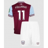 West Ham United Niclas Fullkrug #11 Replika Hemmatröja Barn 2024-25 Kortärmad (+ byxor)