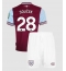 West Ham United Tomas Soucek #28 Replika Hemmatröja Barn 2024-25 Kortärmad (+ byxor)